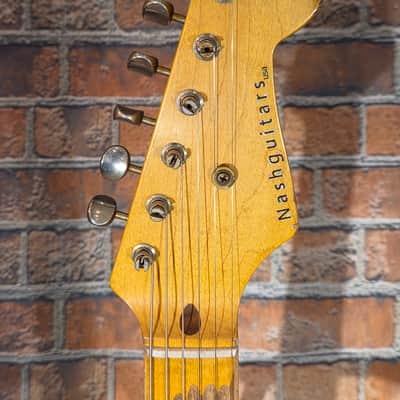 Nash S-57 2-Color Sunburst w/ OHSC, Lollar Pickups & Boat Neck image 3