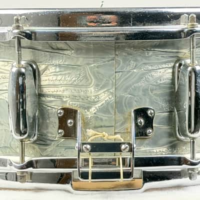 Slingerland 20/12/14/5x14" Radio King Early 60's 5n Modern Jazz Outfit - Sky Blue Pearl image 14
