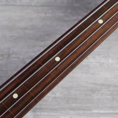 1993 Fender Japan JB62-FL '62 Reissue Jaco Fretless Jazz Bass (Sunburst) image 8