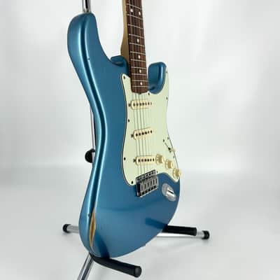 2021 Fender Vintera Road Worn 60’s Stratocaster – Lake Placid Blue image 9