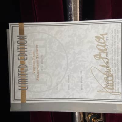 Vincent Bach Stradivarius 197 New York #7 Silver plated with gold trims image 3