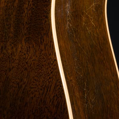 Pre-War Slope Shoulder Sunburst Torrefied Adirondack Spruce and Mahogany Distress Level 1 Used (2023) image 18