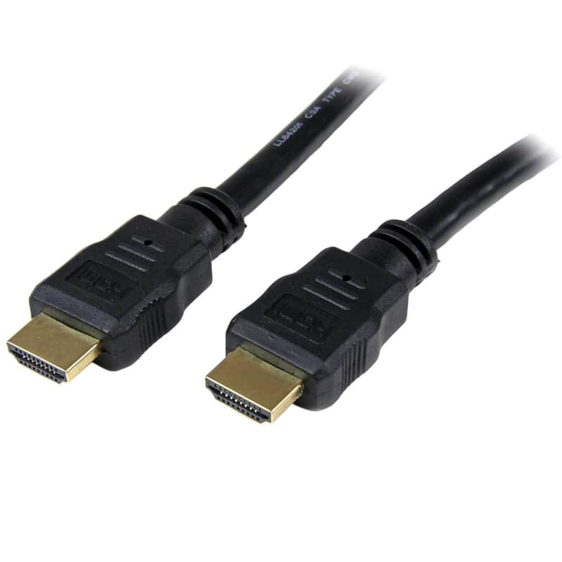 StarTech.com 1.5m High Speed HDMI Cable Ultra HD 4k x 2k HDMI Cable HDMI to HDMI M/M - 5 ft HDMI 1.4 Cable - Audio/Video Gold-Plated (HDMM150CM) image 1