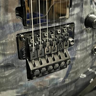 Dean Exile Select Floyd Neck-thru Archtop Quilt Maple Trans Black Burst image 4