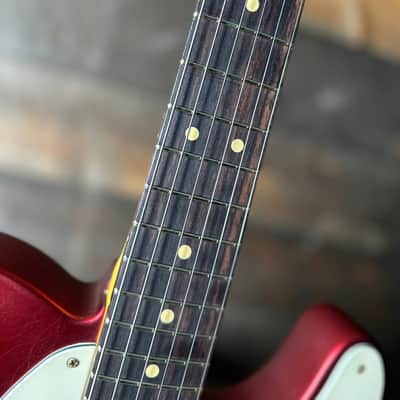 LSL Instruments Limited Chris Fleming Series 60's T-bone Light Age - (Fleming Style) Candy Apple Red GOJI 8383 image 4