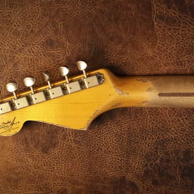 Fender Custom Shop 1956 Stratocaster Super Heavy Relic in Aged India Ivory image 11