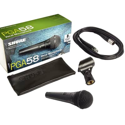 Shure PGA58 Dynamic Microphone - Handheld Mic for Vocals with Cardioid Pick-u... image 3