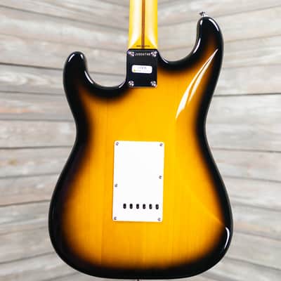 Fender JV Modified 50s Stratocaster HSS - 2 Tone Sunburst (WS) MIJ Japanese Vintage image 4