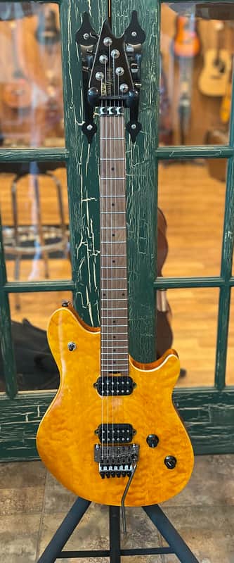 2026 EVH Wolfgang WG SS Electric Guitar Standard Baked Maple Translucent Amber image 1
