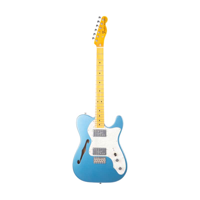 2022 Fender American Vintage II 72 Telecaster Thinline Electric Guitar, Maple FB, Lake Placid Blue, V1XXXX