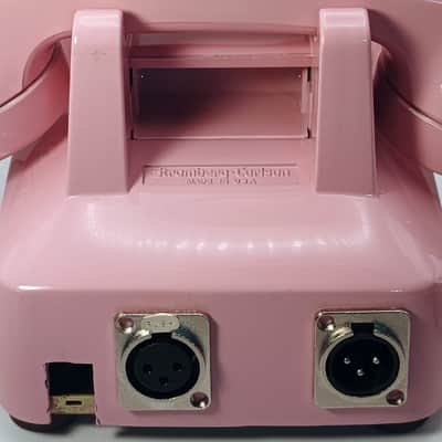 Custom Lo-Fi Telephone Microphone - Stromberg Carlson G 1 1970's Handset - Pink w/ Model 2500 Base image 6