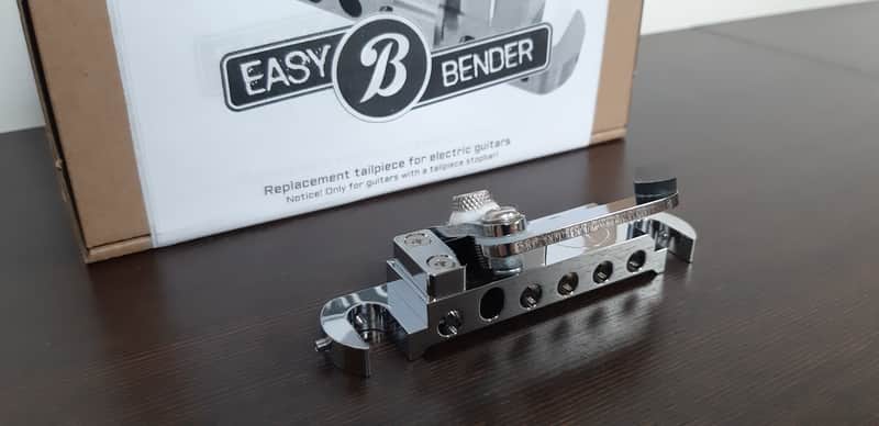 Easy B-Bender - real Chrome , only for Guitar with Tailpiece Stopbar image 1