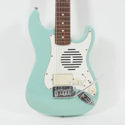 [SALE Ends June 30] Fender Japan ST-CHAMP 10 Mini Stratocaster Sonic Blue Built-in Speaker OverDrive RARE Color image 2