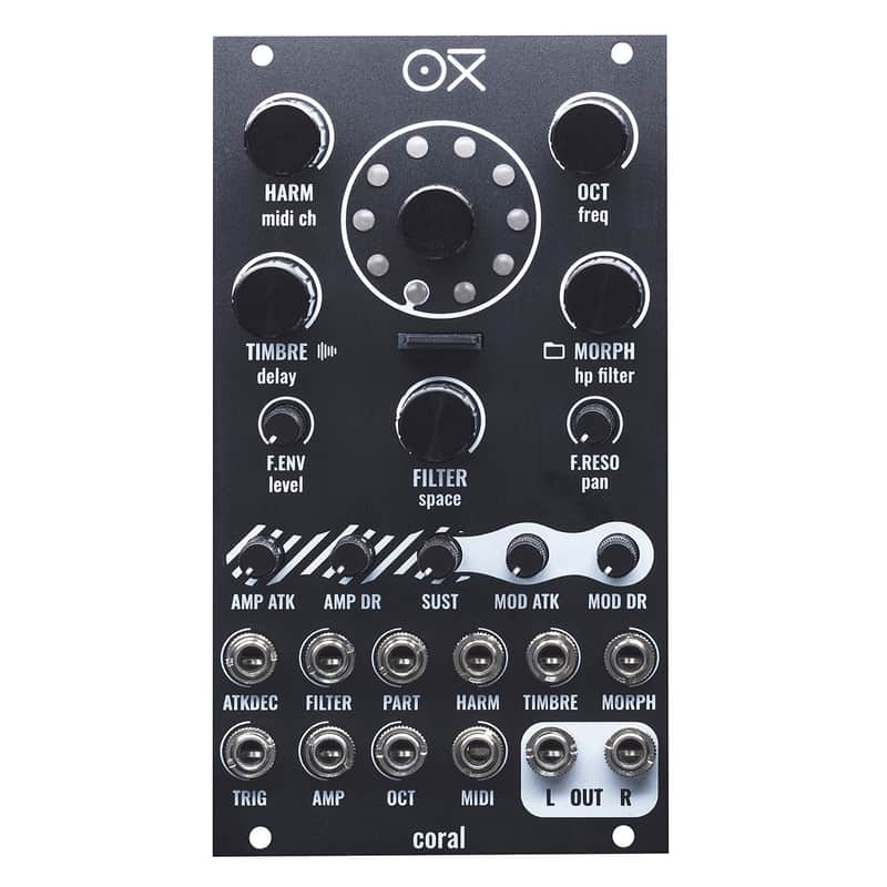 Oxi Instruments Coral Eurorack Polyphonic Synth Voice Module (Black) image 1