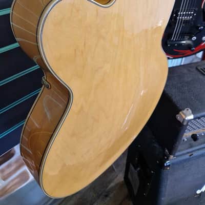 Epiphone Emperor Regent Gloss Natural 2008 Hollow Body Electric Guitar image 12