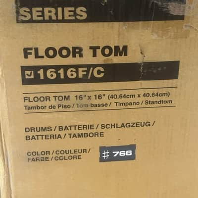 Pearl Session Studio Select 16"x16" Floor Tom W/ Super Hoop - Black Mirror Chrome image 5