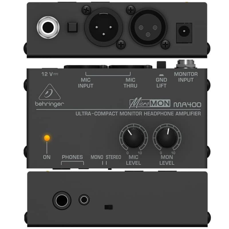 Behringer Micromon MA400 Monitor Headphone Amplifier | Reverb