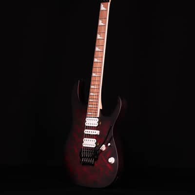 Ibanez RG470DX Electric Guitar, Wine Red Frozen Matte image 6