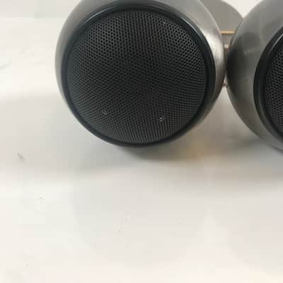 Anthony Gallo Acoustics Nucleus Micro Speakers Brushed Chrome Pair image 3