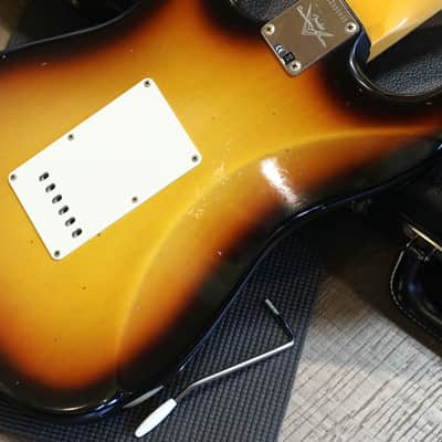 2020 Fender Custom Shop '64 Stratocaster Electric Guitar Relic Sunburst + COA OHSC image 17