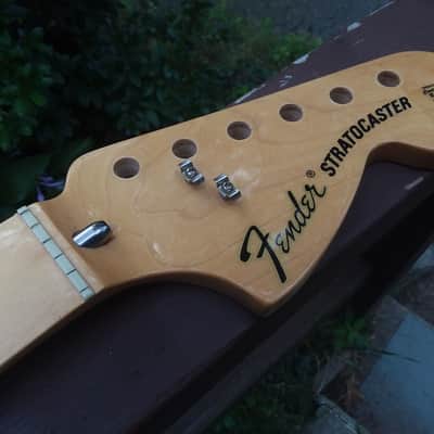 Fender Stratocaster 70's neck bullet truss rod Maple Strat image 2