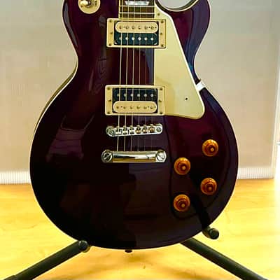 Blitz by Aria Pro II Les Paul Custom (Black) | Reverb