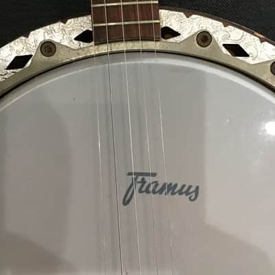 Framus TEXAN 5 STRING BANJO Vintage - BROWN/ SILVER image 6