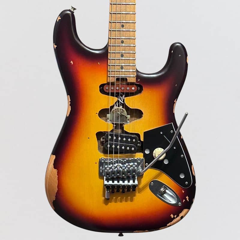 EVH Frankenstein "Frankie" Relic Electric Guitar - Sunburst image 1