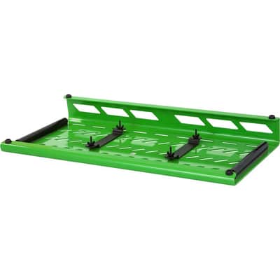 Gator Screamer Green Extra Large aluminum pedal board w/ carry bag and bottom mounting power supply bracket. Power supply not included. GPB-XBAK-GR image 4
