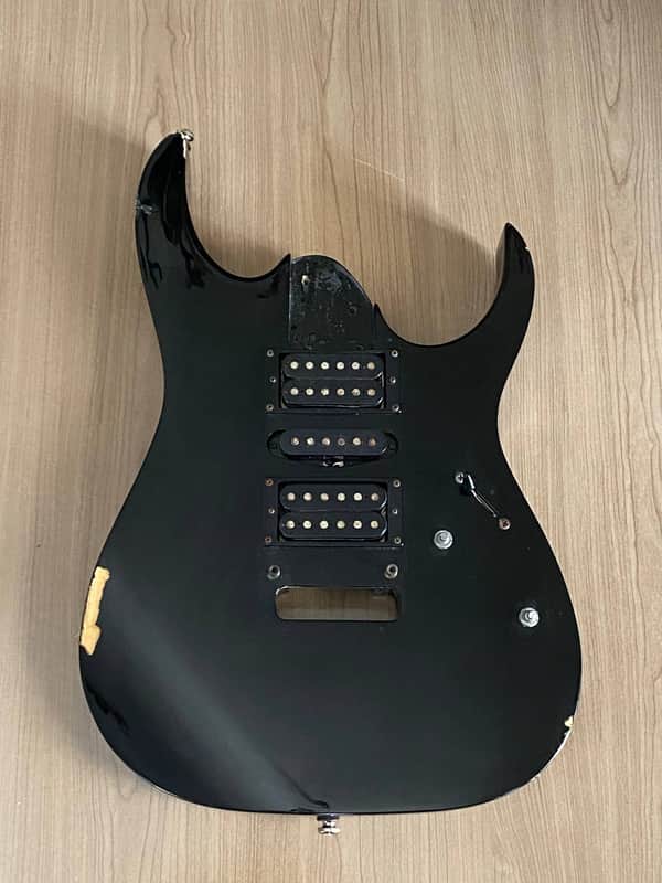 Ibanez rg guitar body loaded for parts or projects image 1