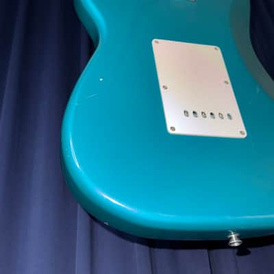 Fernandes Strat Copy - Teal image 18
