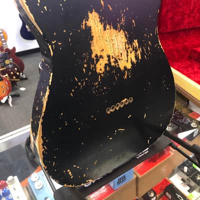 Fender Custom Shop #119 Limited Edition 1950 Double Esquire® - Heavy Relic® with Case, Aged Black image 9