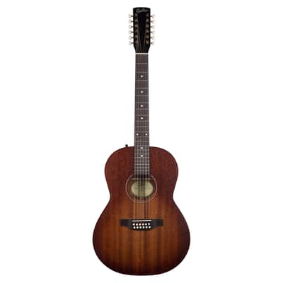 Godin Mahogany Folk 12 12-String Acoustic Electric Guitar - Rustic Burst image 2