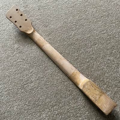 Maple Wood Guitar Neck DIY Project with 22 Frets Rosewood Fingerboard image 3