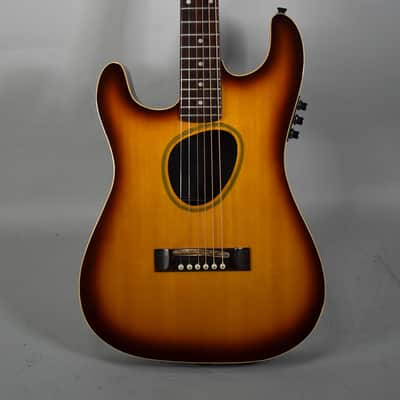 1980s Kramer Ferrington Sunburst Finish Left-Handed Acoustic Electric Guitar image 1