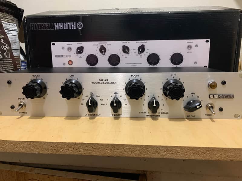 Klark Teknik EQP-KT Classic Tube Equalizer 2017 - 2019 - Silver - PAIR image 1