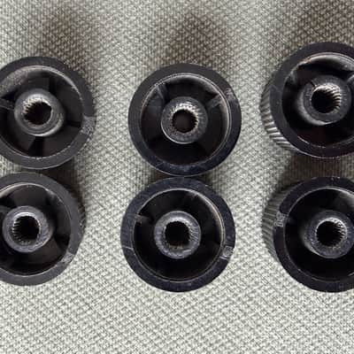 Original Vintage Kay Speed Demon Knobs, Black, Set of 6 image 3