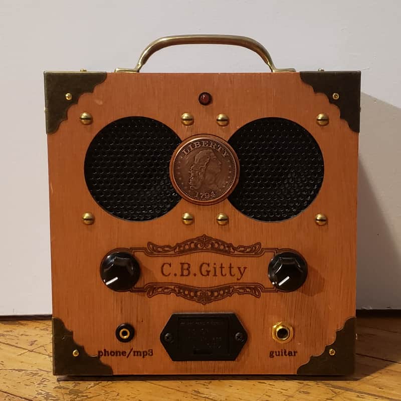 C. B. Gitty Copper Cent Cigar Box Amp 2020s - USA image 1