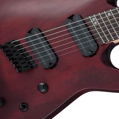 Jackson X Series Dinky Arch Top DKAF7 MS Electric Guitar, Stained Mahogany image 6