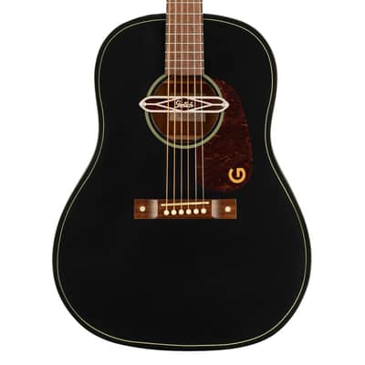 Gretsch Deltoluxe Dreadnought A/E Guitar - Black Top image 1