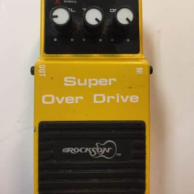 Rockson OD-10 Super Over Drive Rare Vintage JRC4558DD Guitar Effect Pedal image 2