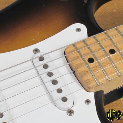 Fender Stratocaster 1956 Hardtail 2-tone Sunburst image 5
