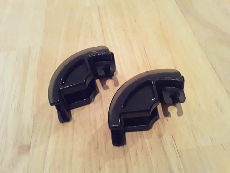 Pair of Pearl (Transparent Black) Drum Pedal Cams *Never Used* - Great for Double Pedal - *Redline Series* image 1
