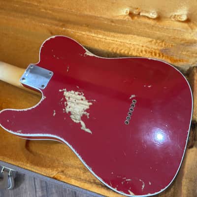Fender Masterbuilt Yuriy Shishkov Telecaster 2009 - Heavy Relic Dakota Red image 8