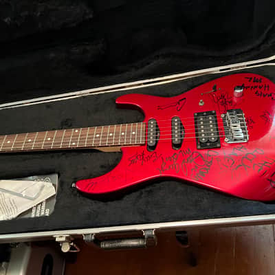 jackson electric guitar  candy apple red image 10