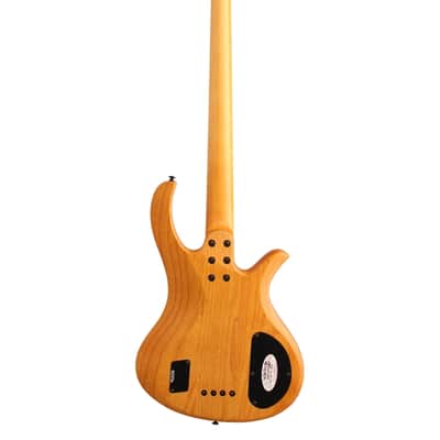 Schecter Riot 4 Session Left Handed Bass Guitar Aged Natural Satin Bild 5