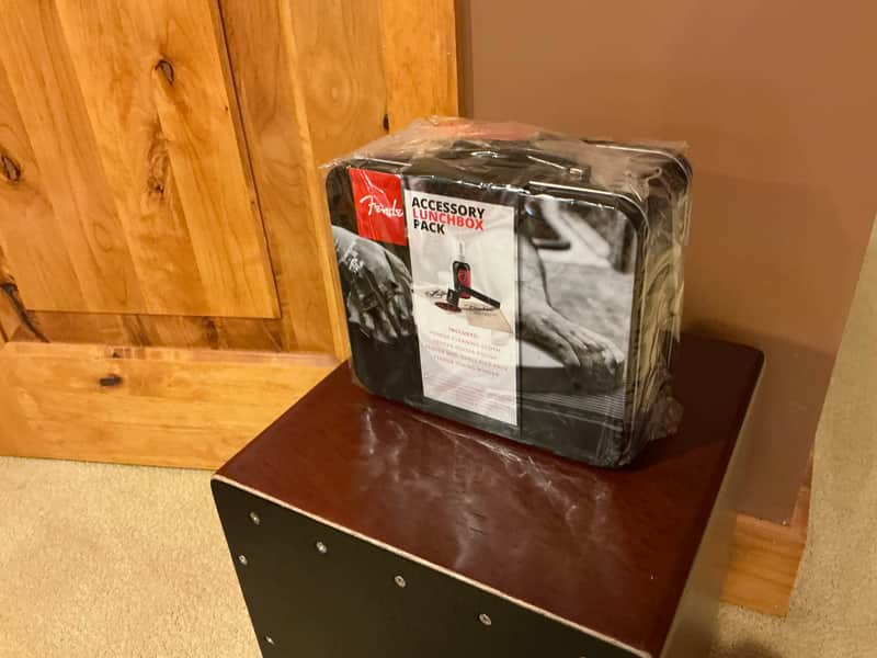 Fender Lunch Box /accessories case. New /Unopened 2000’s - Black image 1