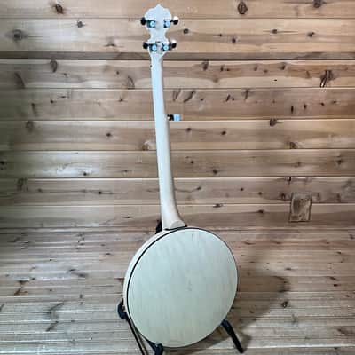 Deering Goodtime Two 5-String Banjo with Resonator - Natural Blonde Satin image 5