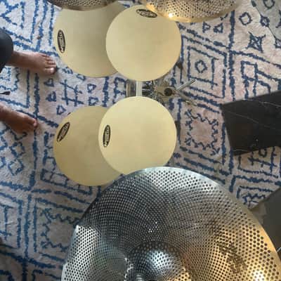 DW Go Anywhere 5pc Practice Pad Drum Set with Stands and cymbals. image 3