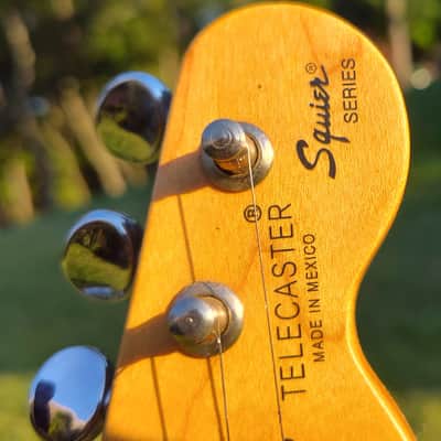 1994 Fender Telecaster MIM squier series red maple rare image 15